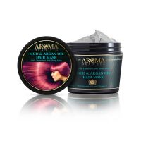 Маска для волос с натуральным аргановым маслом и минералами Мертвого моря Aroma Dead Sea Mud & Argan Oil Hair Mask