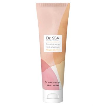 Мультивитаминный крем для рук и ногтей с маслом манго и витамином Е Dr.Sea Multivitamin Hand & Nails Cream - Mango Butter & Vitamin E