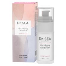 Антивозрастная сыворотка для глаз Q10 и витамин С Dr.Sea Anti-Aging Eye Serum - Q10 & Vitamin C