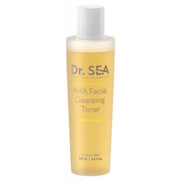 Очищающий тоник для лица с AHA-кислотами Dr.Sea AHA Facial Cleansing Toner Очищающий тоник для лица с AHA-кислотами Dr.Sea AHA Facial Cleansing Toner
