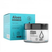 Ночной увлажняющий крем для лица с гиалуруновой кислотой DuoLife Aloes Beauty Care Night Cream