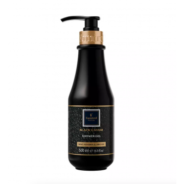 Гель для душа с экстрактом черной икры, Макадамия и Арган Famirel Black Caviar Shower Gel Macadamia & Argan