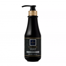 Відновлювальний шампунь проти лупи з екстрактом чорної ікри Famirel Black Caviar Hair-Repair Anti-Dandruff Treatment Shampoo