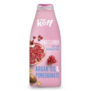 Кондиционер для сухих волос с гранатом и аргановым маслом Keff Pomegranate & Argan Oil Conditioner for Dry Hair Кондиционер для сухих волос с гранатом и аргановым маслом Keff Pomegranate & Argan Oil Conditioner for Dry Hair
